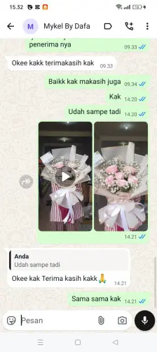 Testimonial Buket Bunga sabang