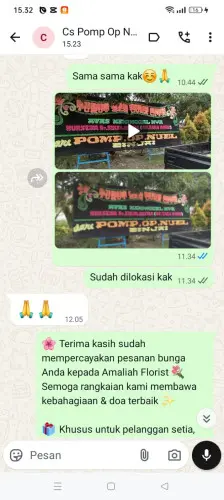 Testimonial Papan Bunga sabang